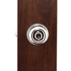 Copper Creek Colonial Knob Keyed Entry Function, Polished Stainless CK2040PS